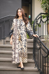 Sapphire - Winter 3PC Karandi Digital Print Dress - KP3389